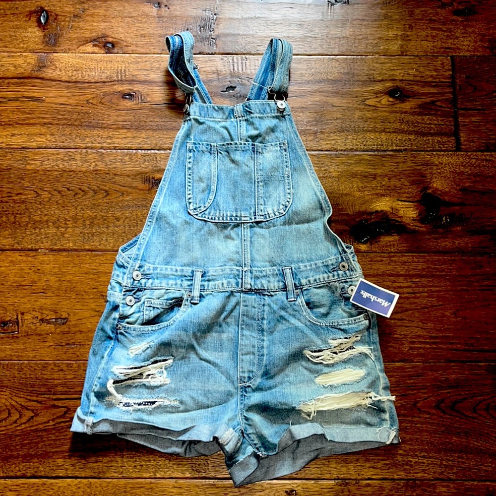 Light colored overalls